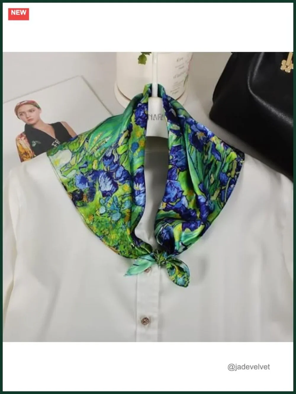 100% Mulberry Silk Neck Scarf 21